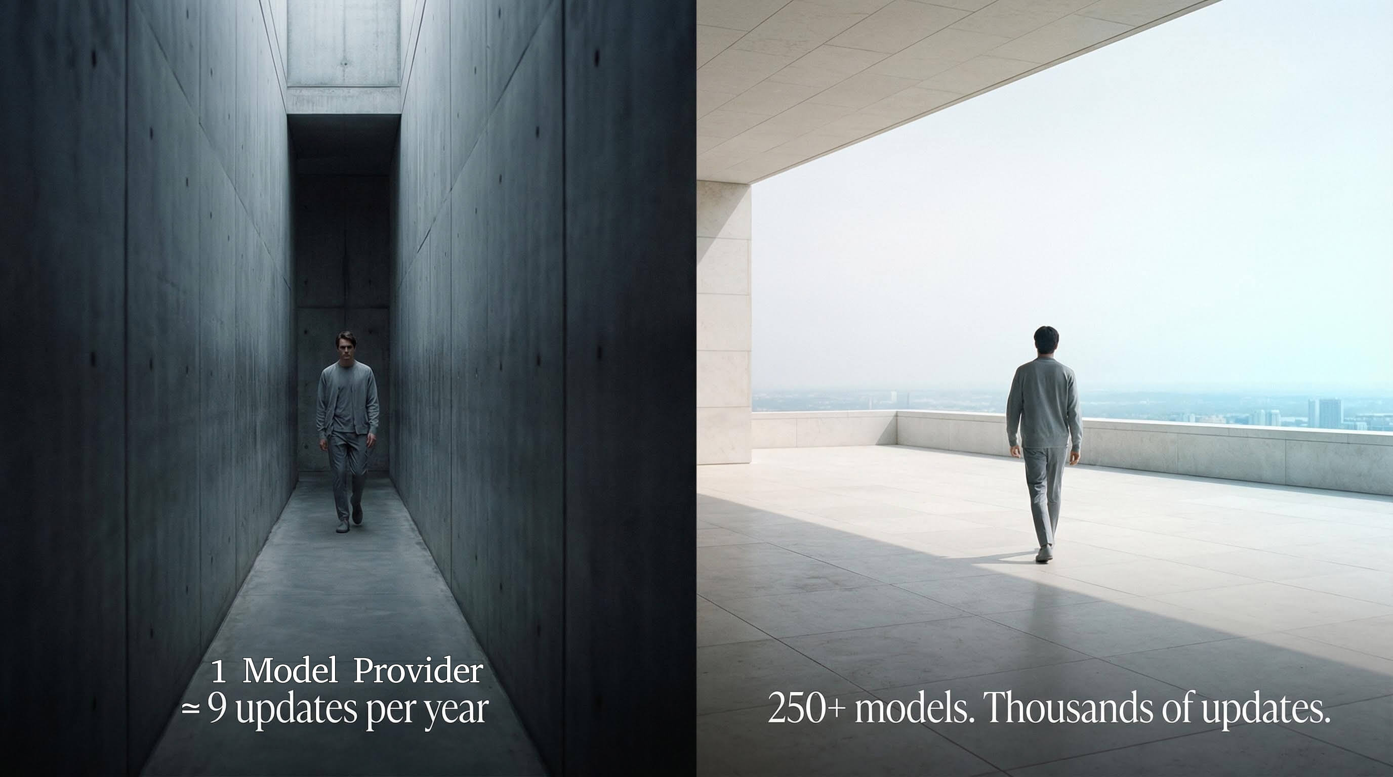 250 plus models in agentic mode